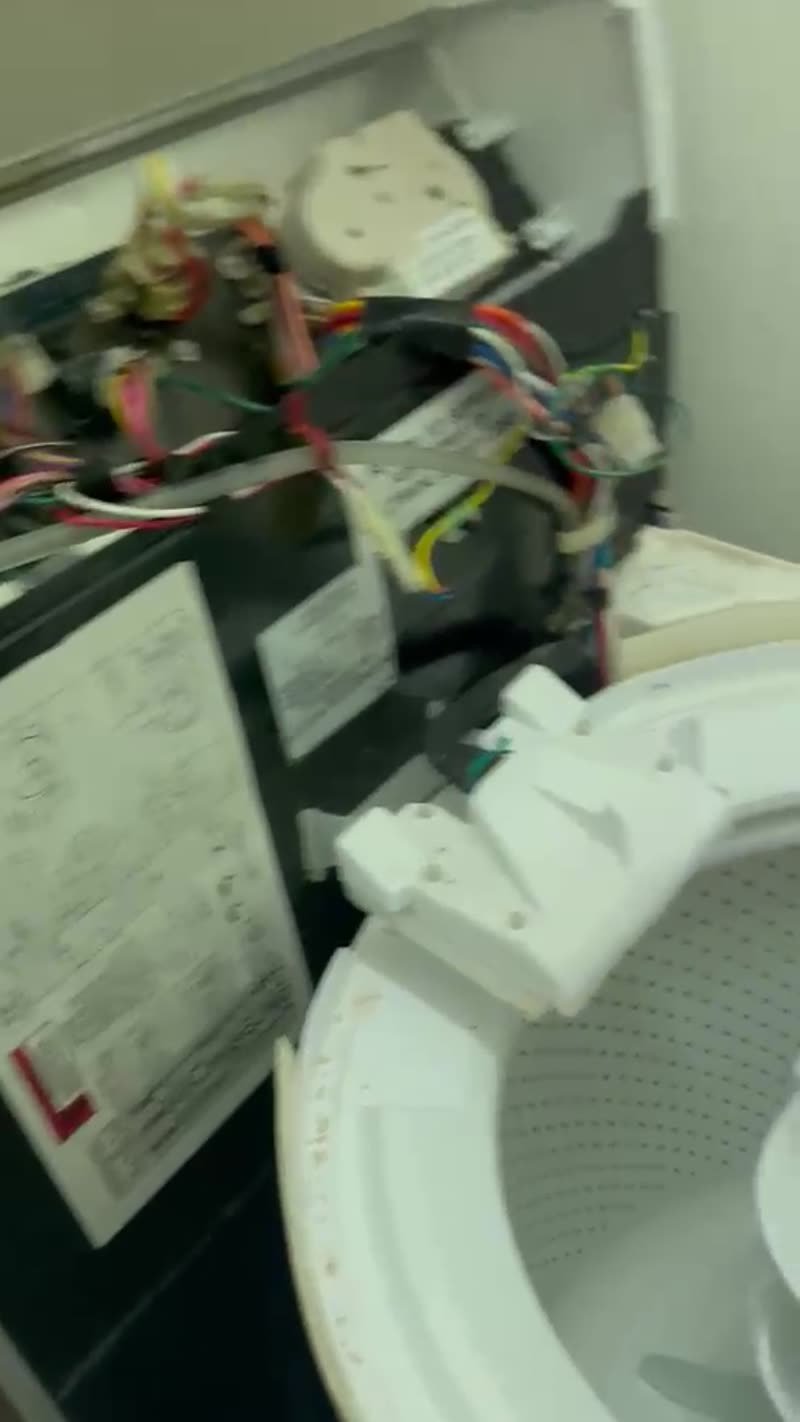 Video of a completed appliance repair